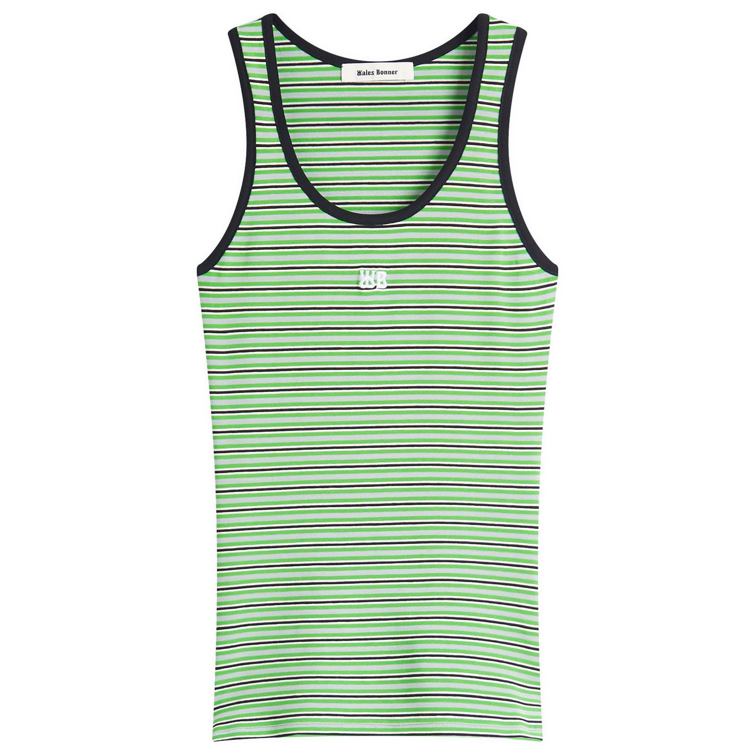 Потник Wales Bonner Wales Bonner Striped Tank Top Зелено | WS25JE38-JE06-0679, 0
