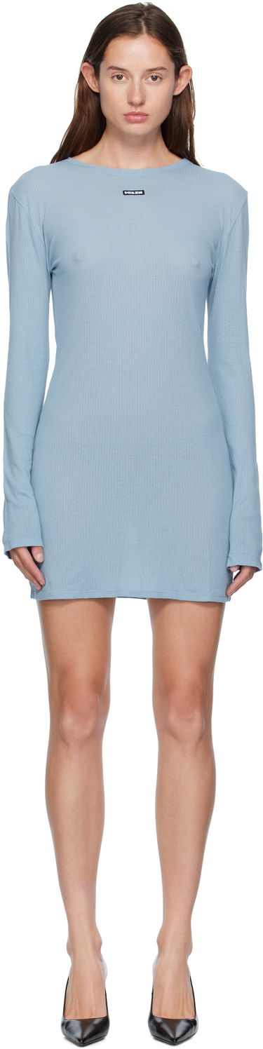Pокля Ksubi Ksubi Crawford Long Sleeve Minidress Синьо | WFA25DR008, 0