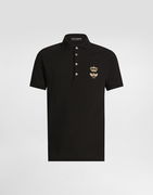 Cotton Piqué Polo Shirt With French Wire Patch