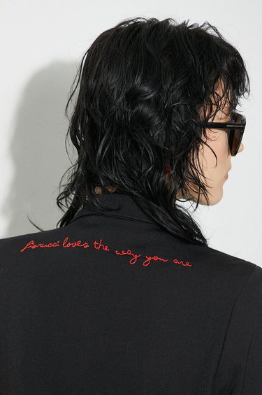 Палта Fiorucci Fiorucci Double-Breasted Blazer Черно | W01FPBDO044KN03BK01, 4