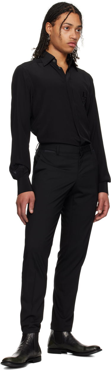 Панталони Dolce & Gabbana Dolce&Gabbana Continuativo Trousers Черно | GWZXMTFUBF2, 3