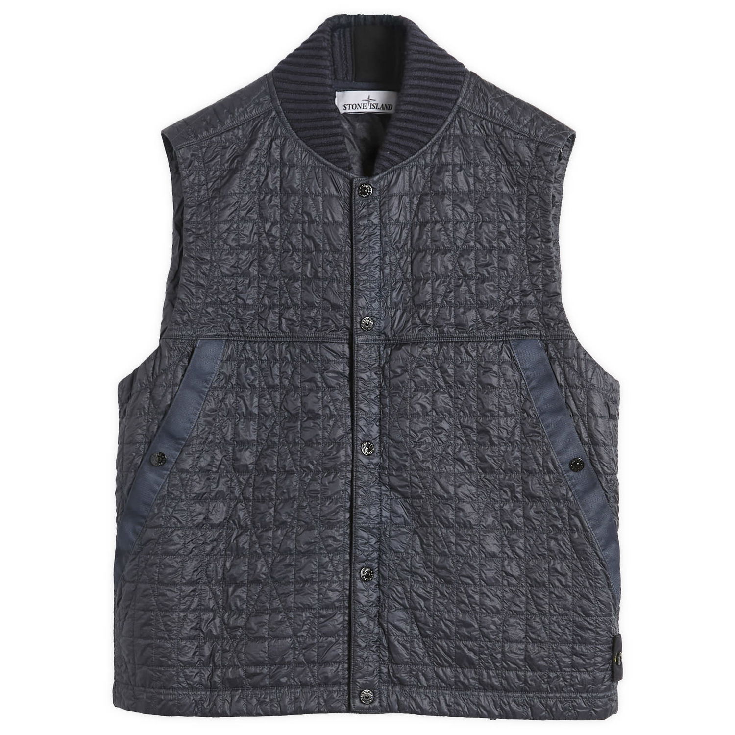 Жилетка Stone Island Crinkle Reps Quilted-TC Vest, Size Large Тъмно синьо | K2S15G100005-V0026, 0