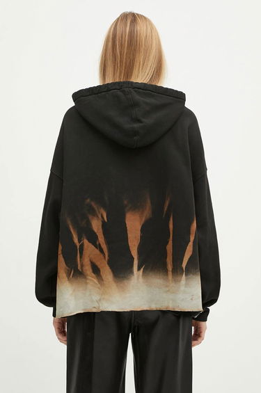 Суитчър Rick Owens Crater Patterned Hoodie Черно | DS02D2221.FSUN, 2