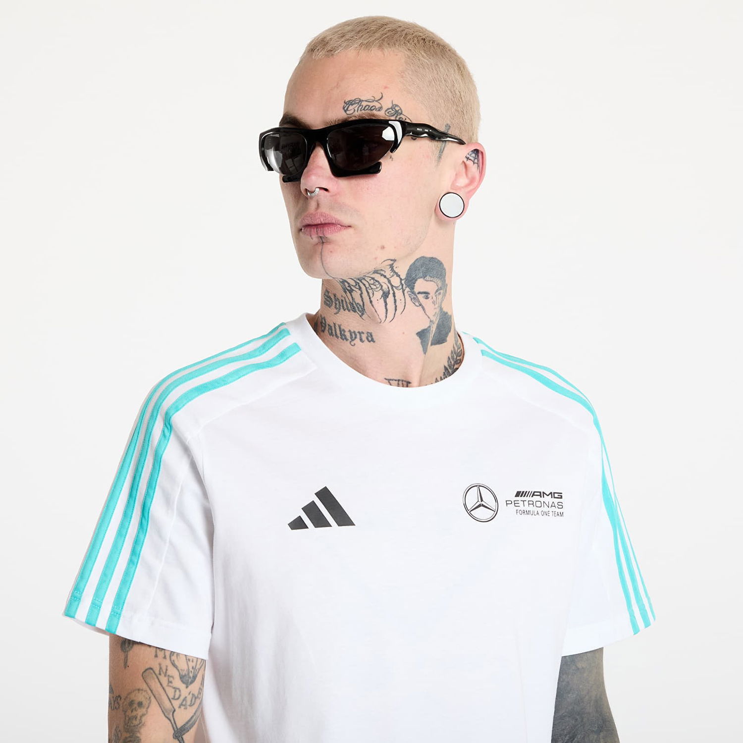 Тениска adidas Performance Mercedes - AMG Petronas Formula One Team DNA T-Shirt Бяло | JV5457, 1