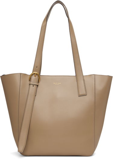 Голяма пазарска чанта rag & bone Rag & Bone Parker Leather Tote Бежово | LE101325, 0