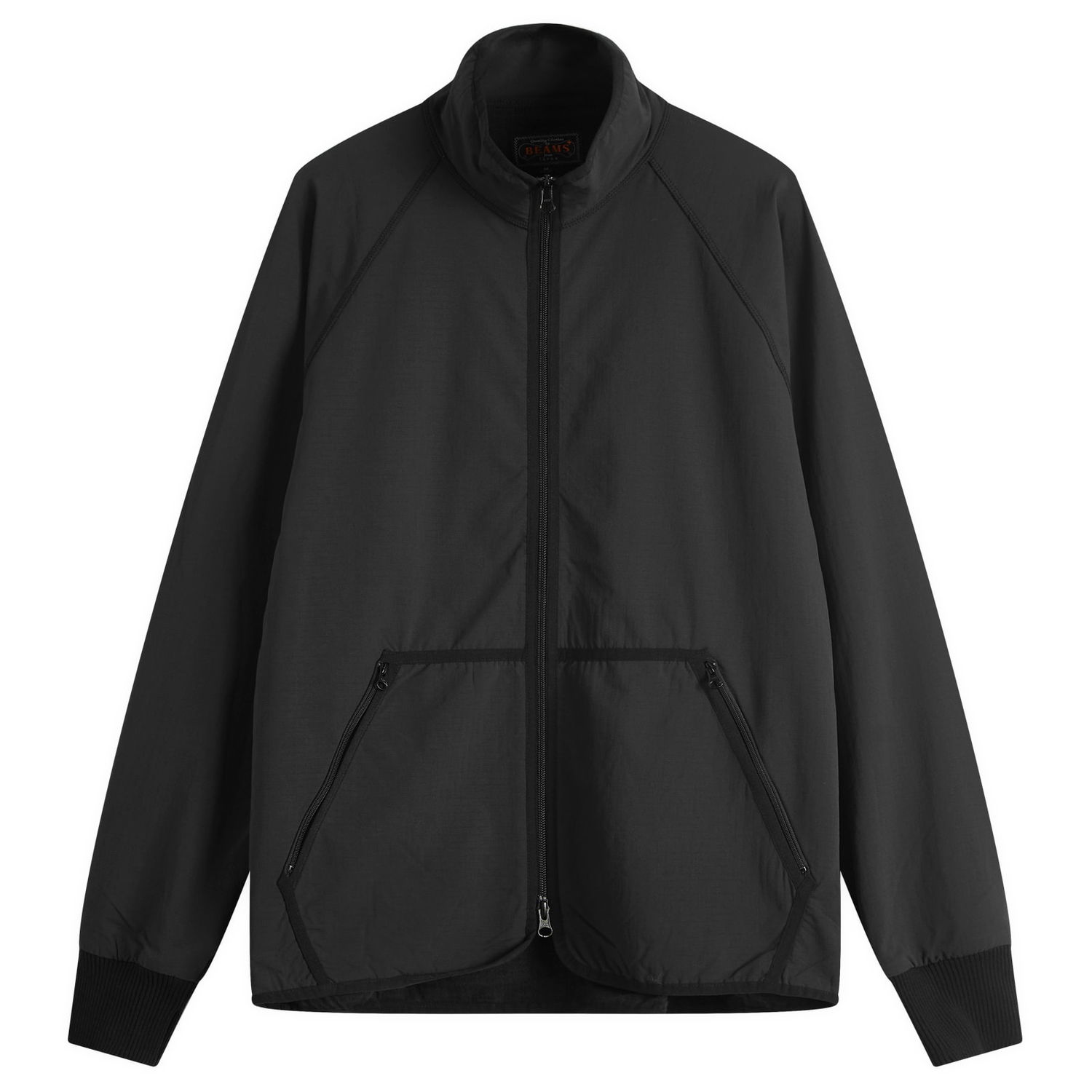 Ветровка BEAMS Beams Plus Jersey Back Fleece Jacket, Size Small Черно | 3818-0001-139-19, 1
