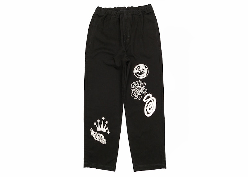 Карго панталони Stüssy Stussy Icon Beach Pants Черно | 116575-WABL, 0