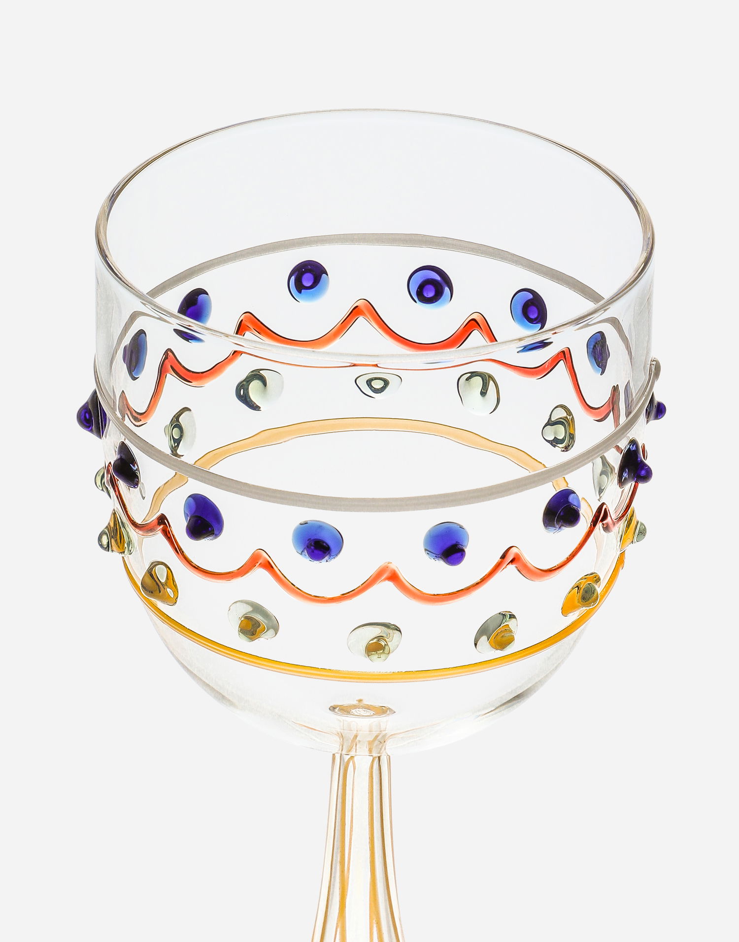 Домашен декор Dolce & Gabbana Multicolor Wine Glass Многоцветен | TCB002TCALVUC121, 1