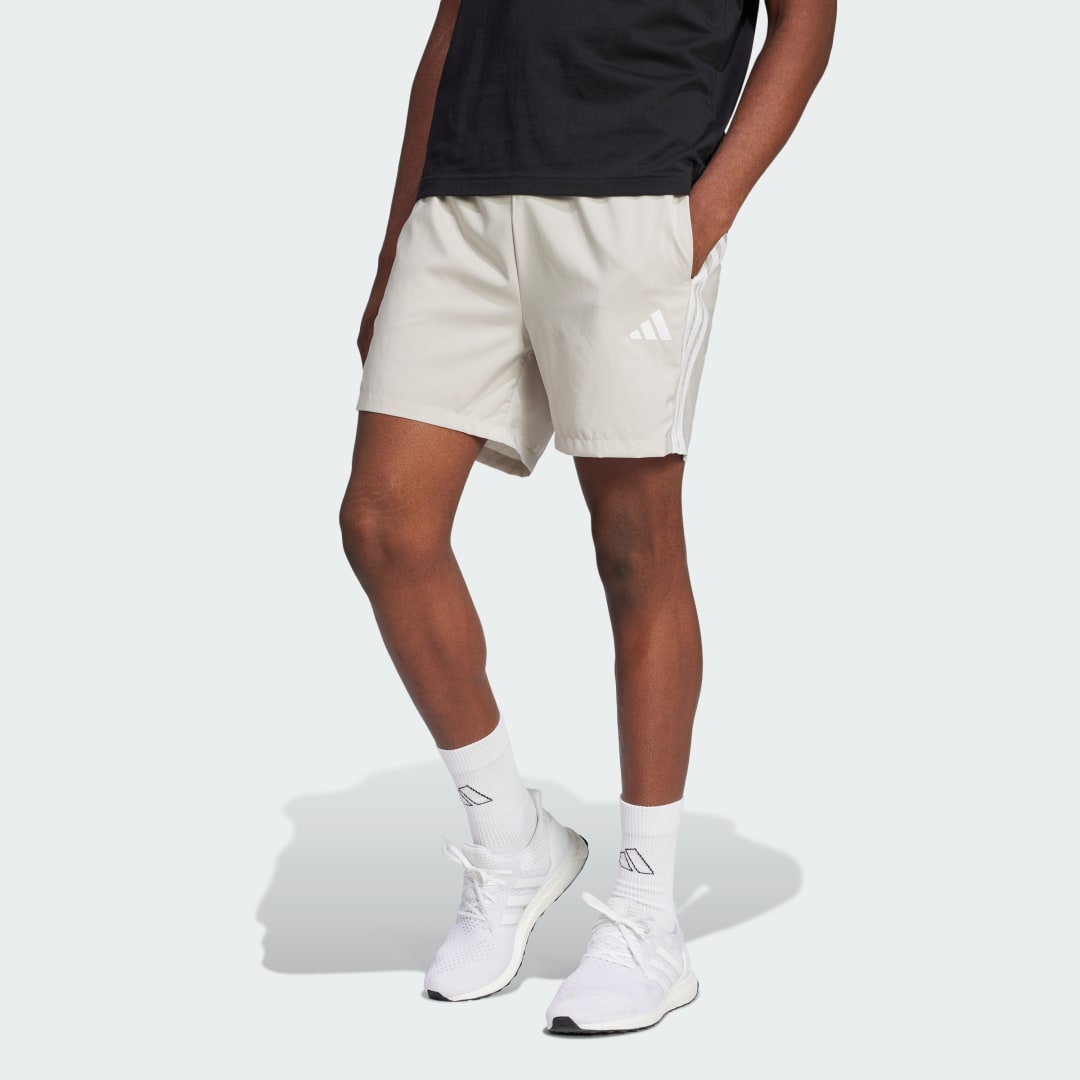 Къси панталони adidas Performance 3-Stripes Training Shorts Сиво | JW1909, 0