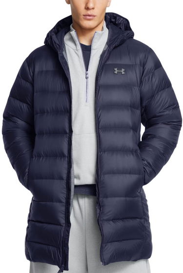 Пухо яке Under Armour Legend Down Parka Hooded Jacket Тъмно синьо | 1385839-410, 0