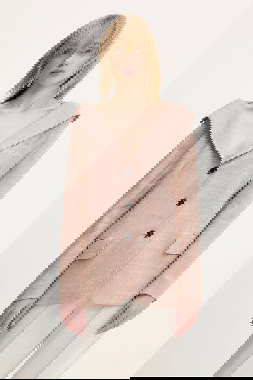 Яке OUR LEGACY Our Legacy Kaonashi Linen Blazer Розово | W2250KH, 0