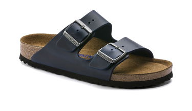 Кецове и обувки Birkenstock Arizona Soft Footbed Oiled Nubuck Leather Narrow Fit W Тъмно синьо | 1013644, 1