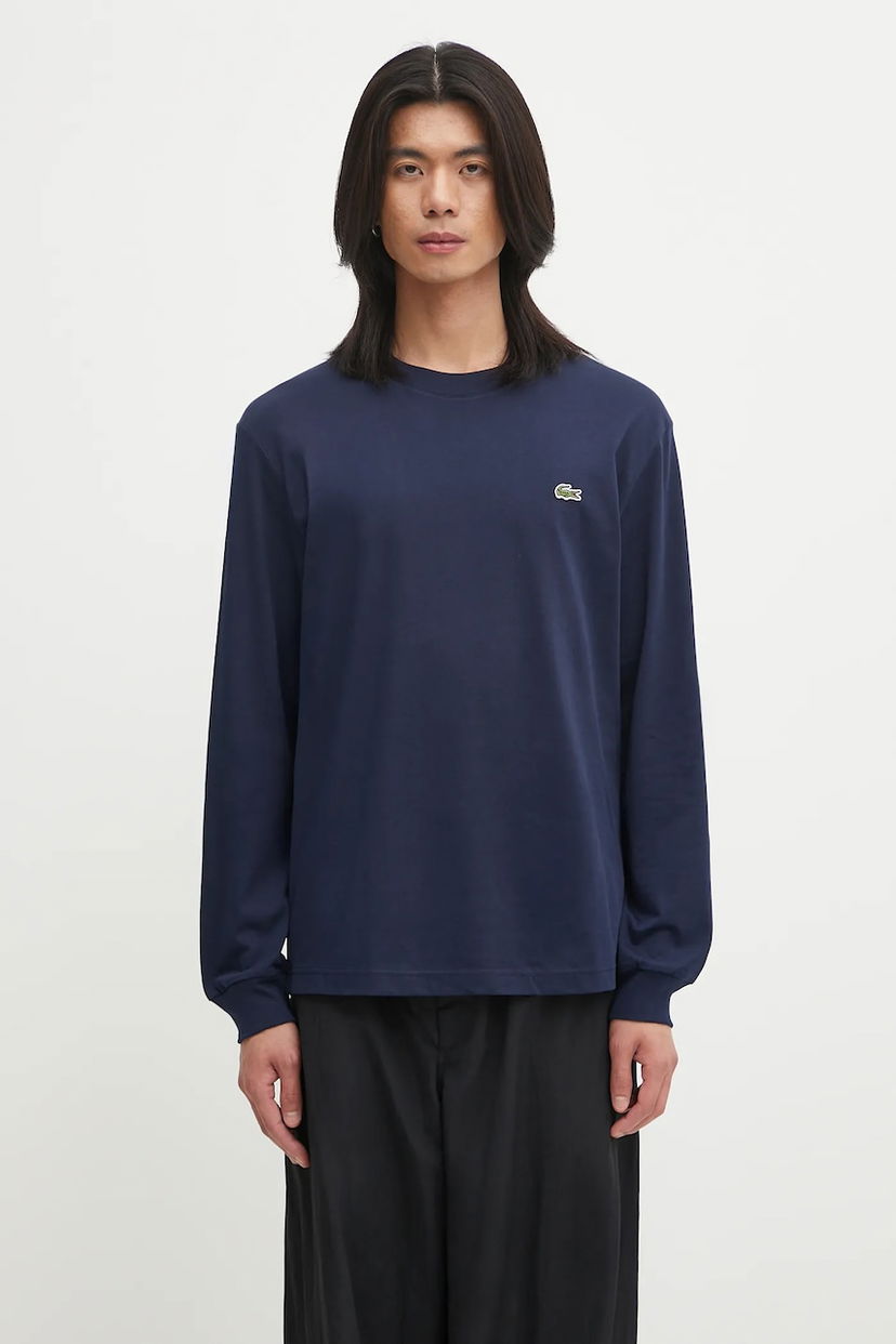 Тениска Lacoste Lacoste Long Sleeve T-Shirt Тъмно синьо | TH7307
