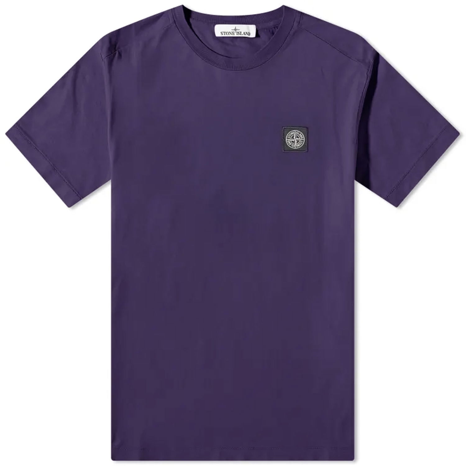 Тениска Stone Island Patch Tee Лилаво | 101524113-V0026, 0