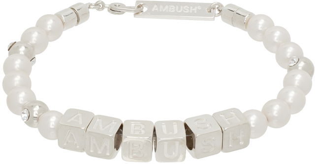 Pearl Letterblock Bracelet