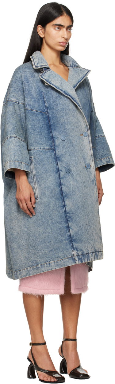 Палта Dries Van Noten Dries Van Noten Long Denim Coat Синьо | 242-010221-9390, 1