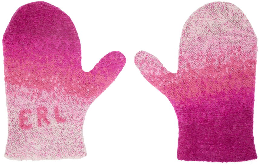 Ръкавици ERL Gradient Knitted Mittens Розово | ERL05K055, 0