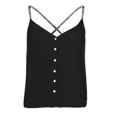 Потник Tommy Hilfiger CAMI BUTTON THRU TOP Черно | DW0DW09762-BDS, 0