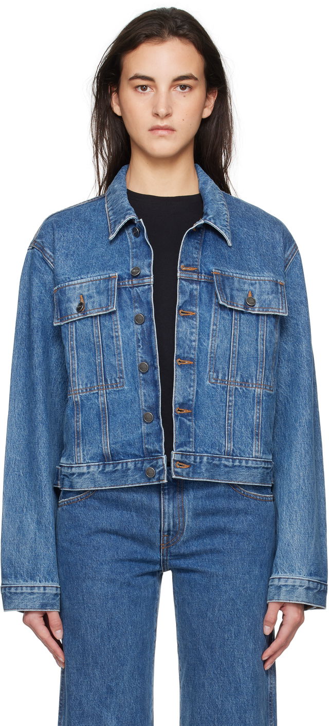 Saunder Cropped Denim Jacket