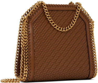 Дамска чанта Stella McCartney Woven Tiny Bag Кафяво | 391698WP0410, 2
