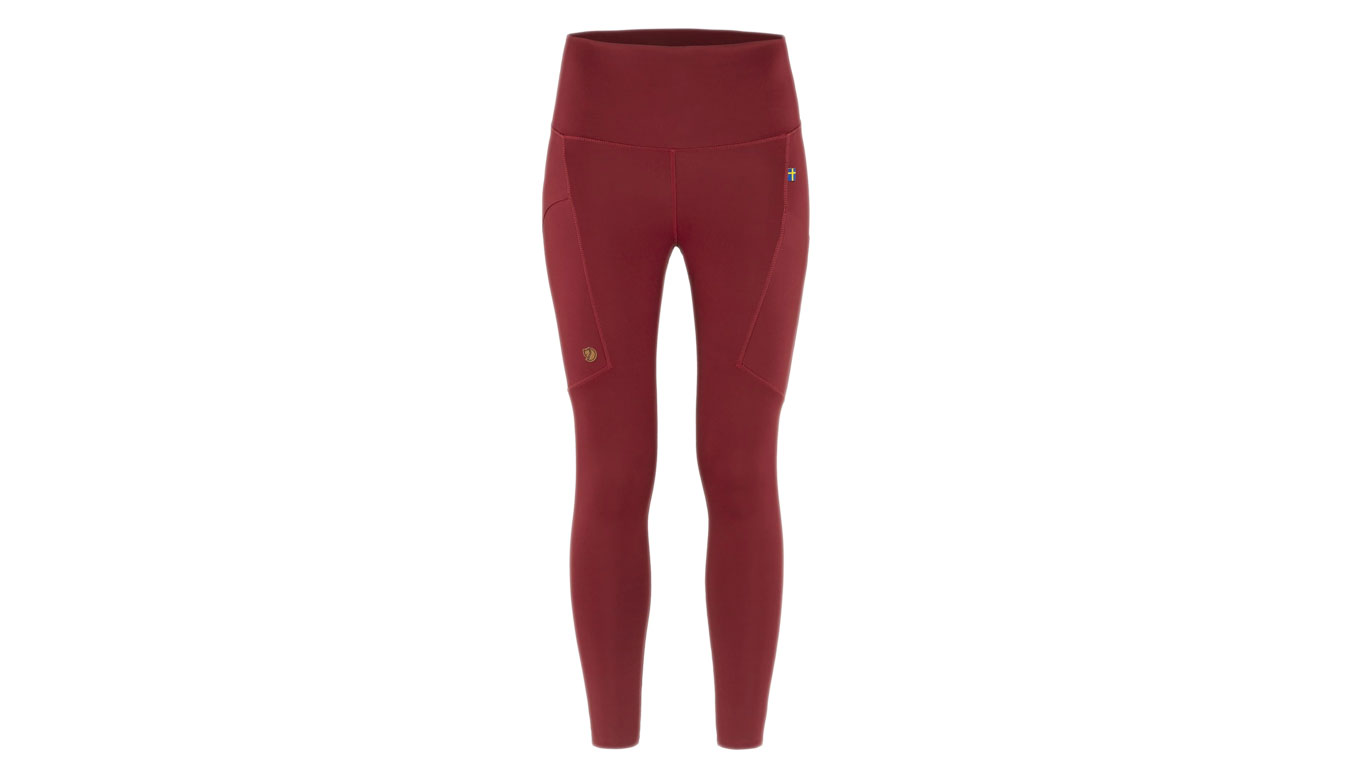Панталони и дънки FJÄLLRÄVEN Abisko Tights Бургунди | F84773-346, 0