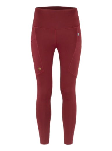 Панталони и дънки FJÄLLRÄVEN Abisko Tights Бургунди | F84773-346