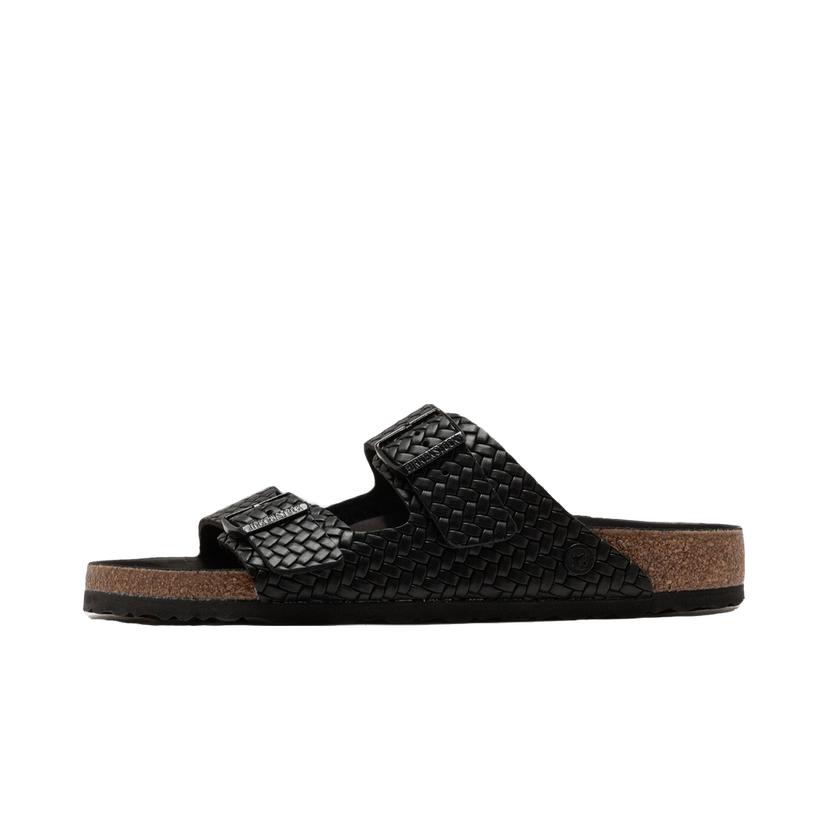 Кецове и обувки Birkenstock Arizona Rivet Woven Leather Sandals Черно | 1029133