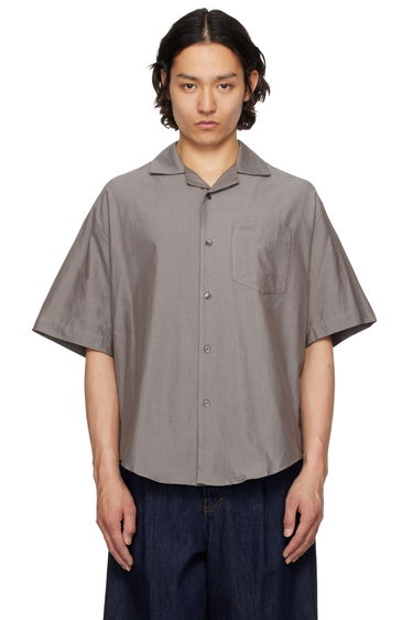 Риза AMI AMI Paris Cotton Boxy Shirt Сиво | HSH236.CO0099, 0
