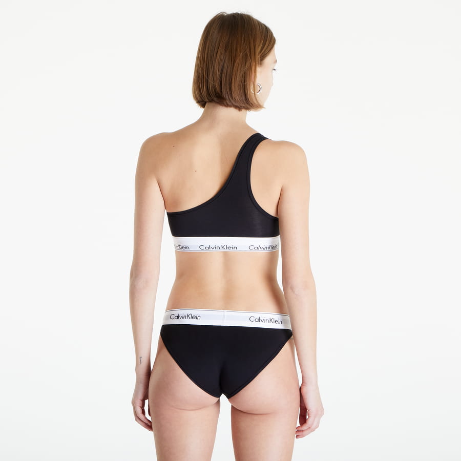 Сутиен CALVIN KLEIN Modern Cotton Unlined Bralette (One Shoulder) Черно | QF7007E UB1, 1