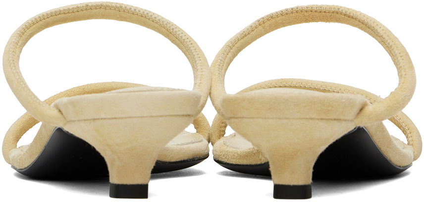 Аксесоари TOTEME TOTEME 'The Minimalist' Heeled Suede Sandals Бежово | 243-WAS2065-LE0045, 1