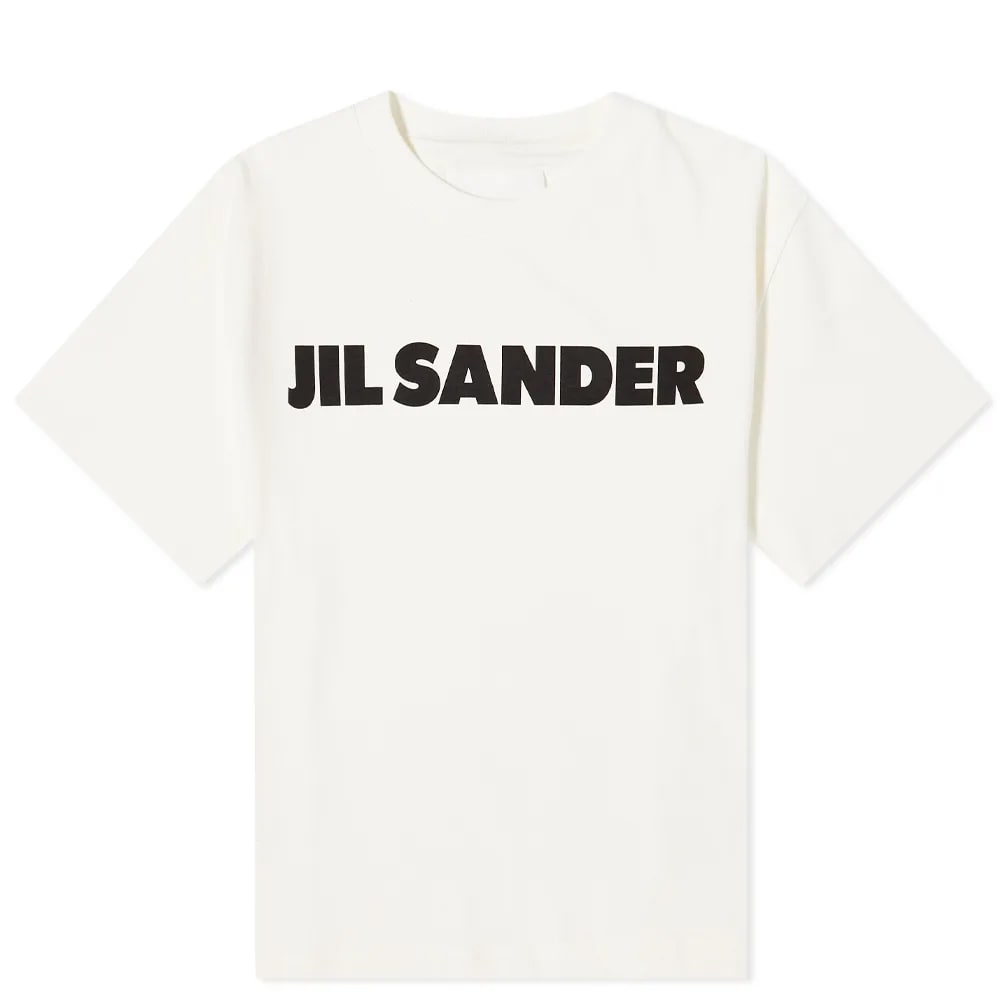 Тениска Jil Sander Logo Tee Бяло | J21GC0001-J45148-102, 0
