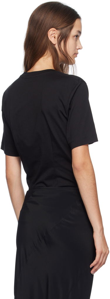 Pокля Simone Rocha Simone Rocha Paneled Bust T-Shirt Черно | 5290 0553, 2