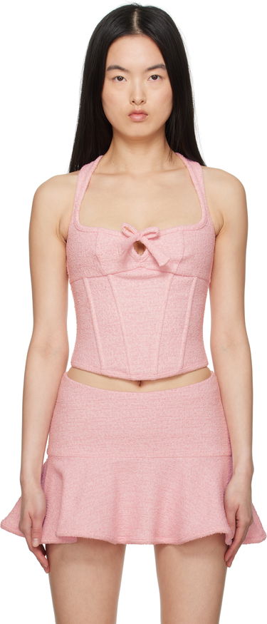 Pокля MISBHV MISBHV Tweed Corset Top Розово | 250W103, 0