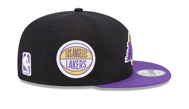 Шапка с козирка New Era LA Lakers Team Side Patch 9FIFTY Snapback Cap Черно | 60364386, 2