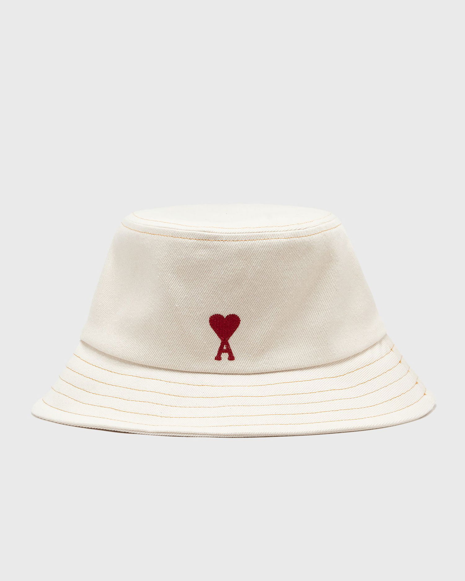 Шапка AMI AMI Paris ADC Bucket Hat 60 CM Бяло | UHA246.DE0039-136, 0