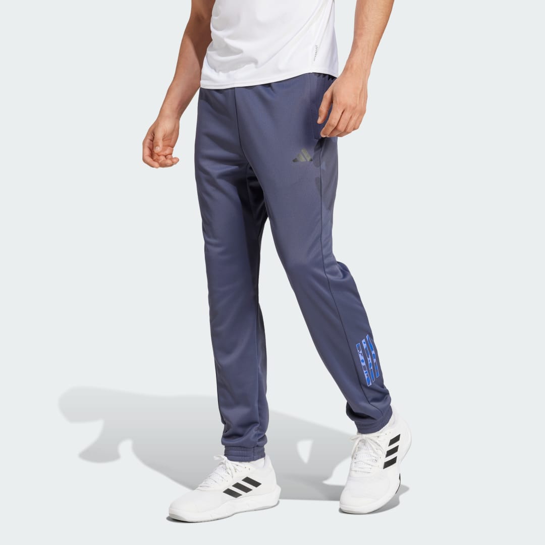 Спортни панталони adidas Performance Essentials Camo Training Pants Синьо | IX0925, 0