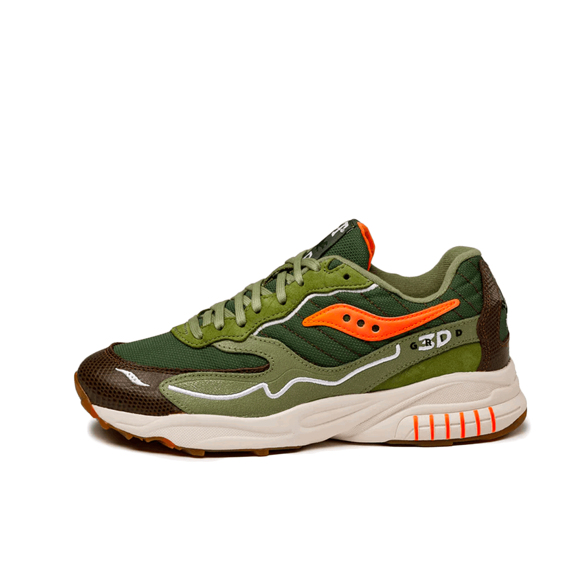 Кецове и обувки Saucony Maybe Tomorrow x Grid 3D Hurricane "Green" Зелено | S70682-1, 0