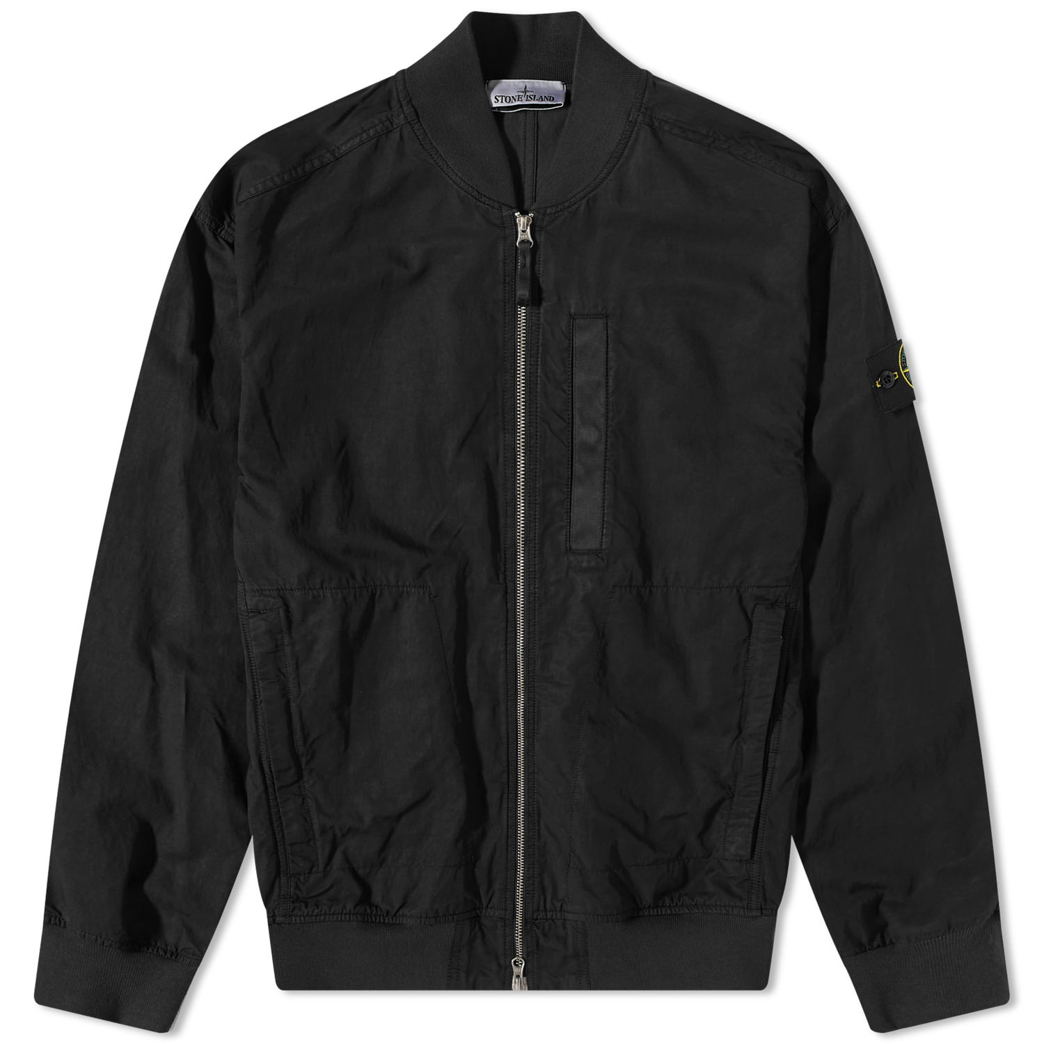 Яке бомбър Stone Island Cupro Cotton Twill Bomber Jacket Черно | 781542629-V0029, 0