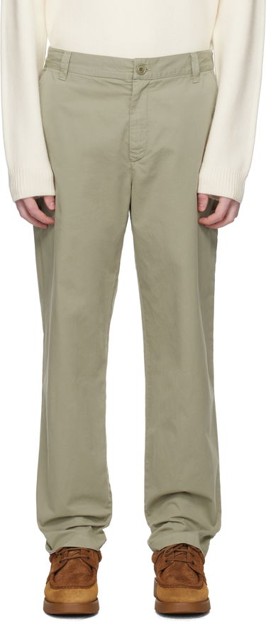 Панталони A.P.C. A.P.C. Lawrence Trousers Зелено | COHKU-H08509, 0