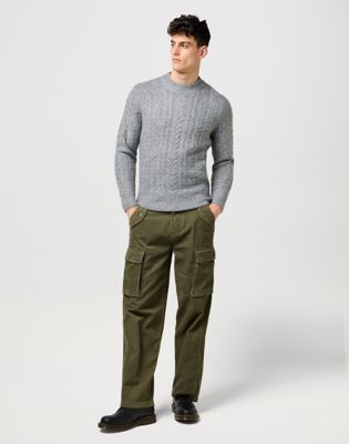 Карго панталони Wrangler Wrangler Casey Jones Loose Corduroy Cargo Pants 38 x 32 Зелено | 112371050:38:32, 1