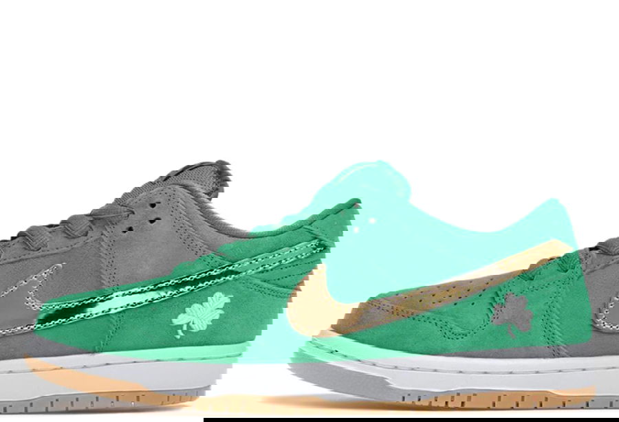 Кецове и обувки Nike SB Dunk Low "St Patrick's Day" Зелено | BQ6817-303, 1