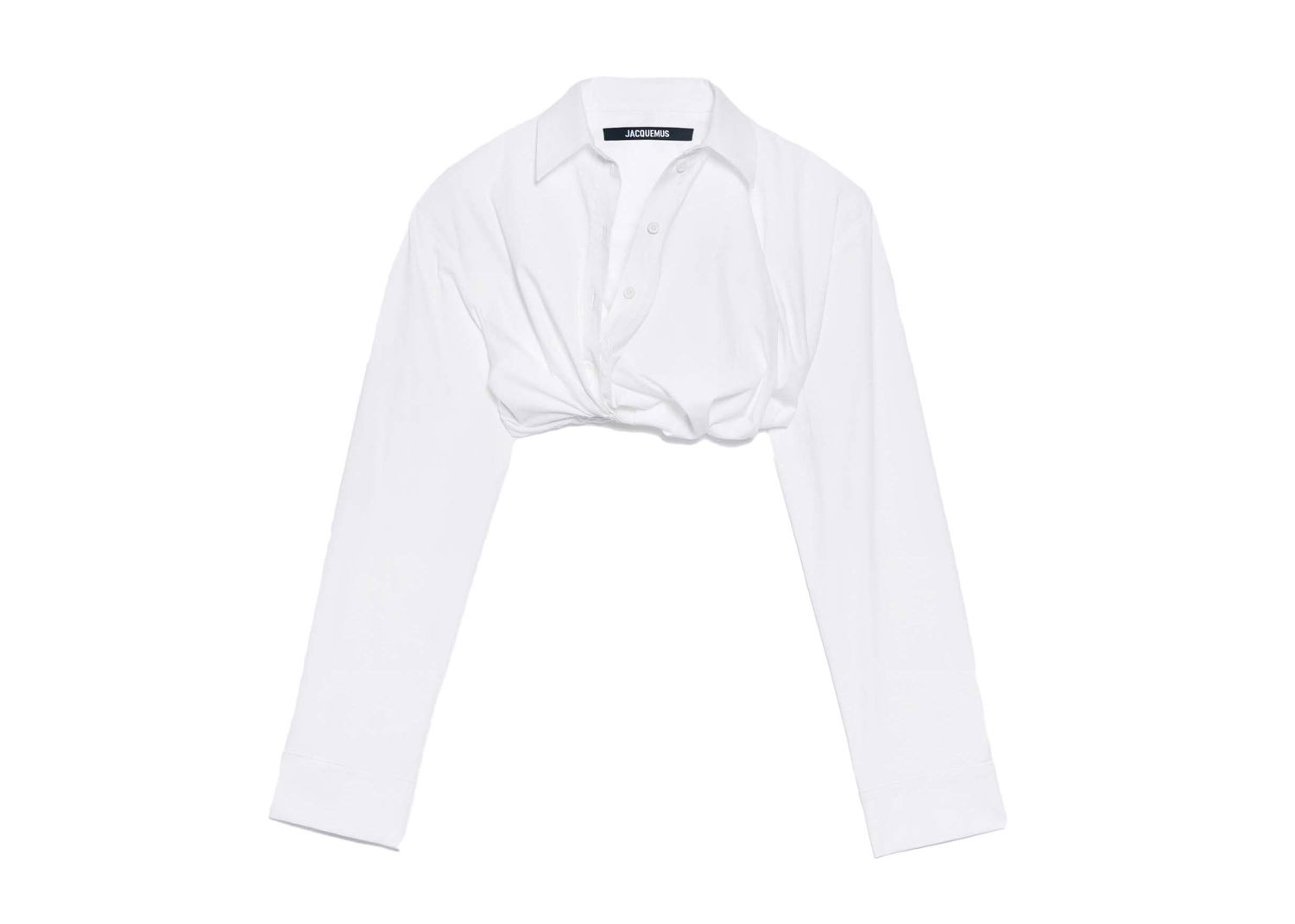 Риза Jacquemus La Chemise Bahia Courte Shirt Бяло | 233SH042-1454-100, 0