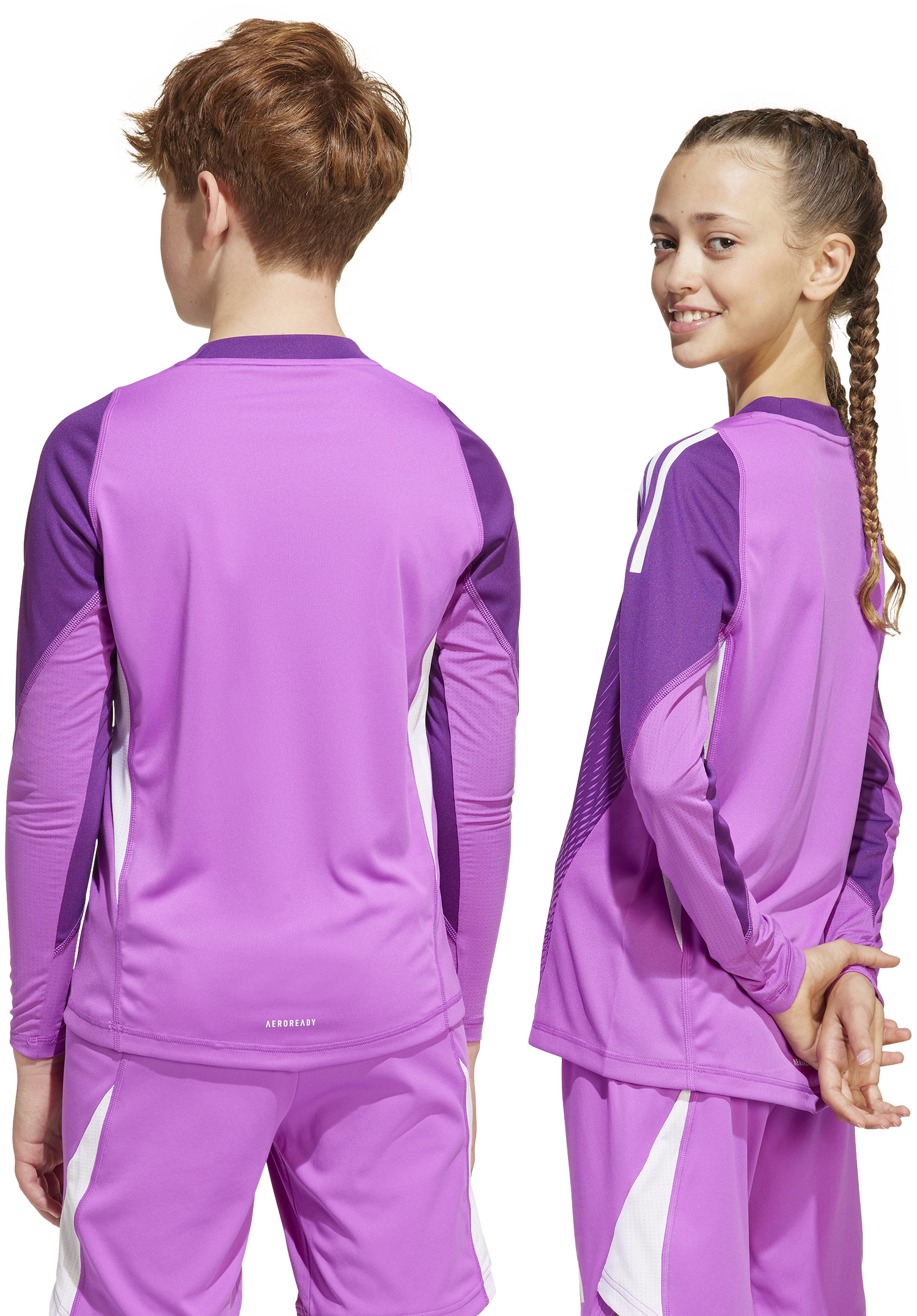 Фланелка adidas Originals Adidas T25 Long Sleeve Goalkeeper Jersey Лилаво | ji9705, 1