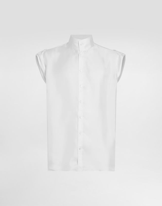 Dolce & Gabbana Silk Twill Short Sleeve Shirt