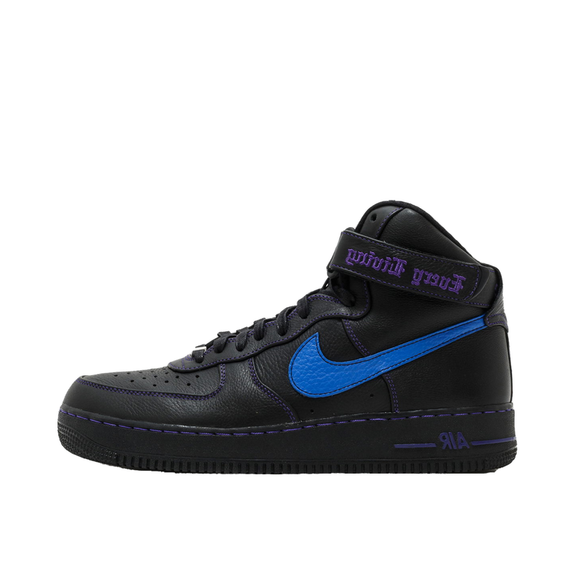 Кецове и обувки Nike Air Force 1 High x Vlone Black Blue Черно | 778911-906813