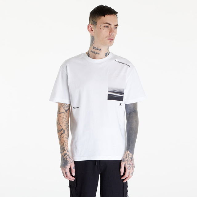 Jeans Serenity Back Graphic White