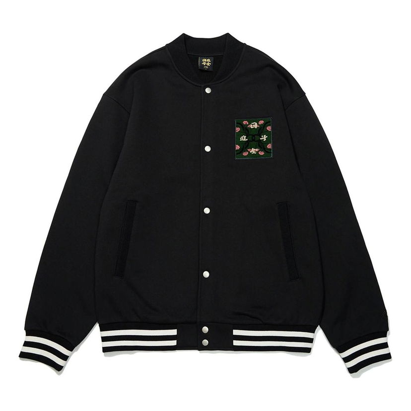 Яке бомбър Li-Ning Embroidered Baseball Jacket Черно | AJDT005-3