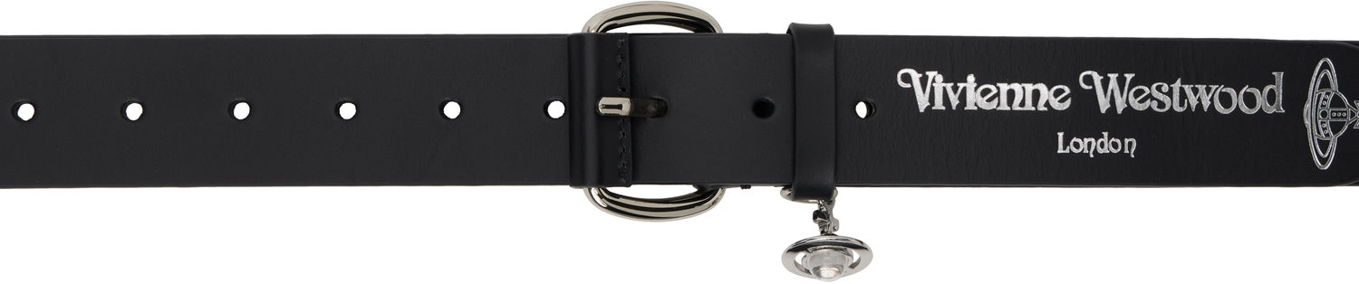 Колани Vivienne Westwood Vivienne Westwood New Wide Alex Charm Belt Черно | 8201007KU-L009X-, 0