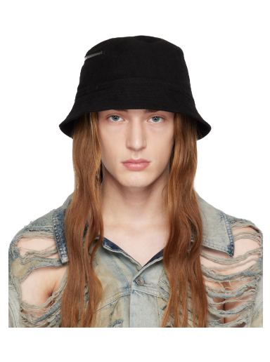 Шапка Rick Owens DRKSHDW Pocket Gilligan Hat Черно | DA02C5475 MC