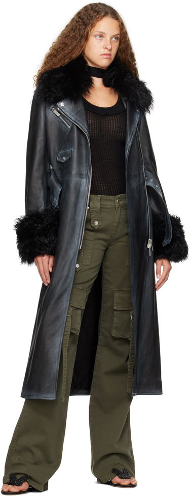 Карго панталони Blumarine Cinch Strap Cargo Pants Зелено | A322J104A, 3